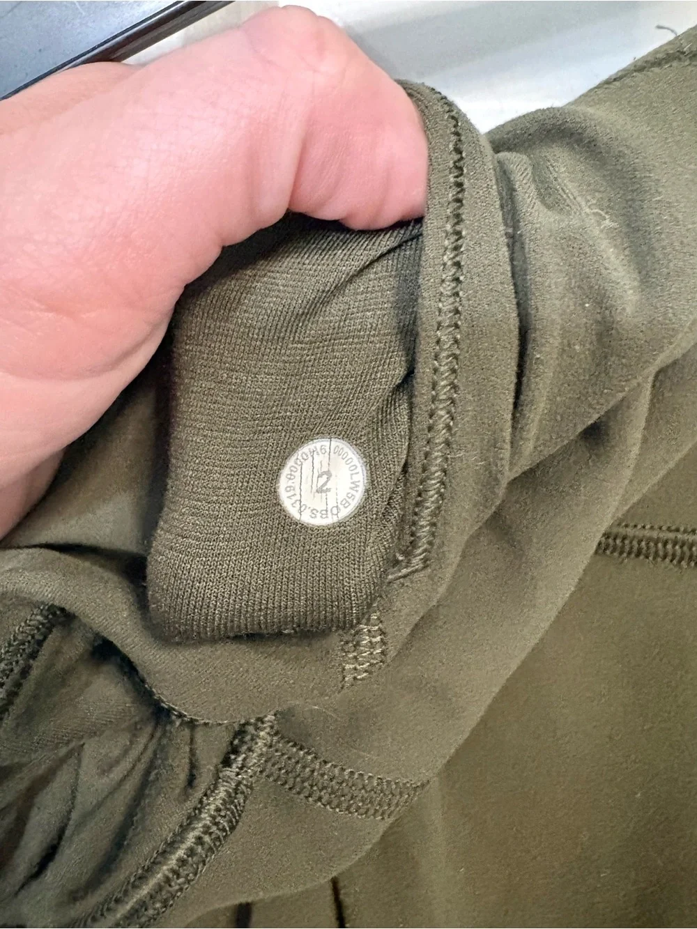 lululemon athletica Olive Green High-Waist Leggings